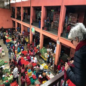Chichicastenango. Mercado de verduras, legumbres y frutas.