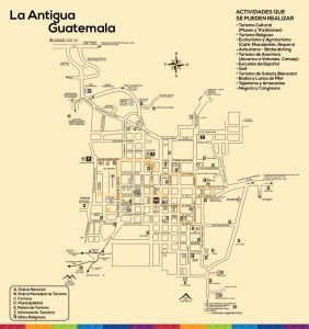 Mapa Antigua Guatemala