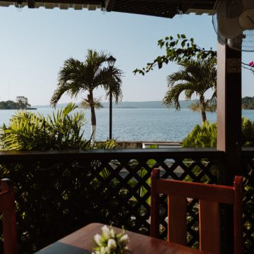 Hotel Casa Ameria Vista al Lago Petén Itzá.