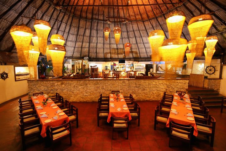 Hotel Villa Caribe, Livingstone - Restaurante.
